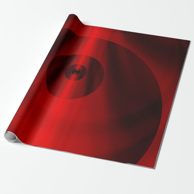 Red öga presentpapper (Utrullad)