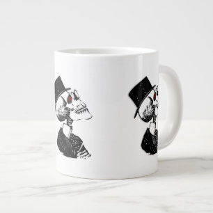 Red Öga Skeleton Jumbo Mugg