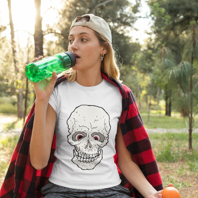 Red Ögon Skull T-Shirt (Skapare uppladdad)