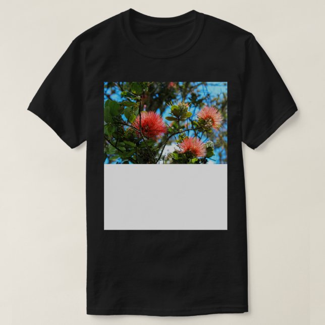 Red ohia lehua TShirt T Shirt (Design framsida)