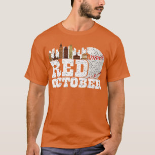 Red oktober Philly Philadelphia Baseball T Shirt