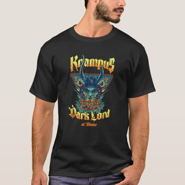 Red One Krampus Mörk Lord of Winter T Shirt (Framsida)