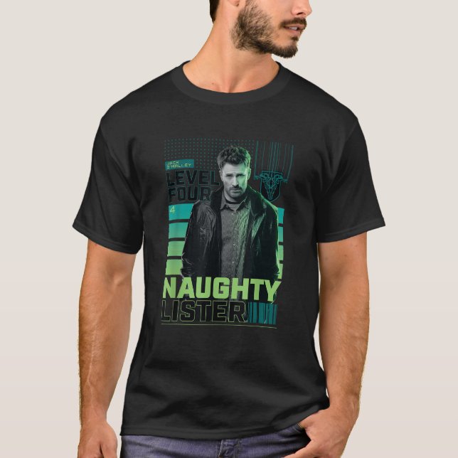 Red One Naughty Lister T Shirt (Framsida)