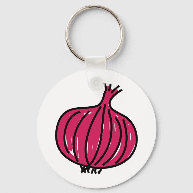 Red Onion Nyckelring (Framsida)