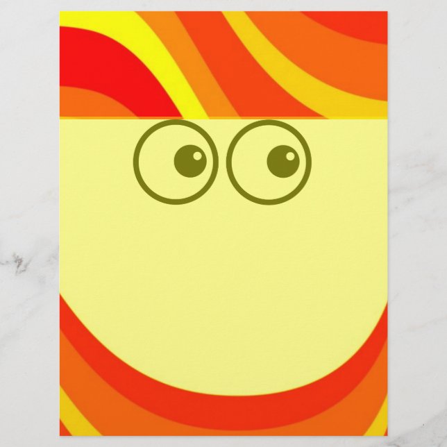 Red Orange and Gult Stationery (Framsida)