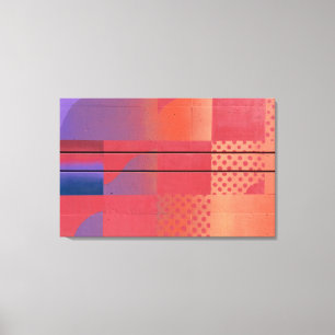 Red & Orange - Gatukonst-samling Canvastryck