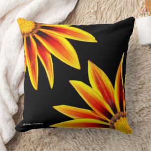 Red Orange Kiss Golden Flame Gazanias Kudde