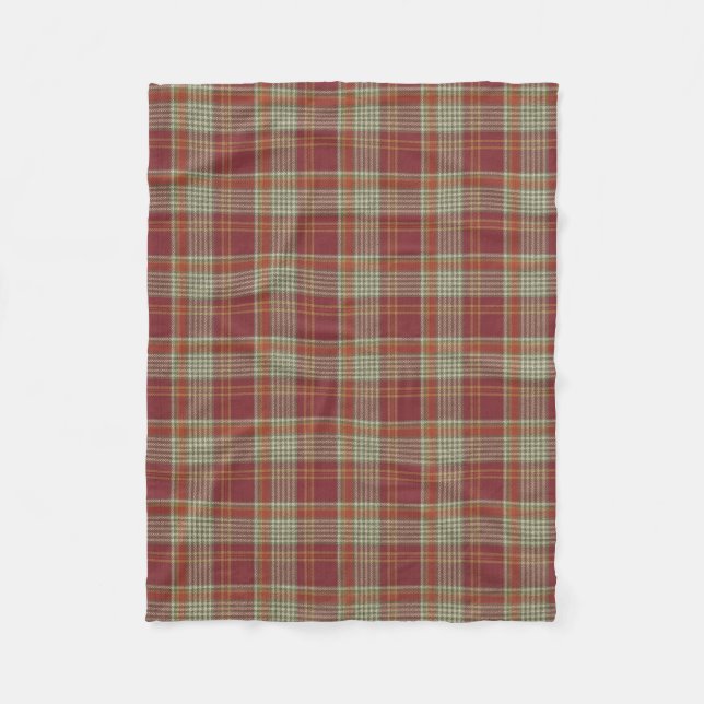 Red Orange Play Sand Fleece Blanket (Framsidan)