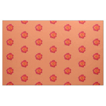 Red Orange Ro Fabric