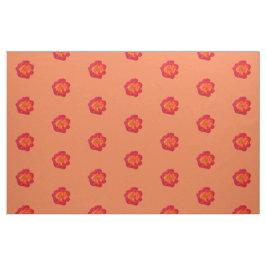 Red Orange Ro Fabric Tyg