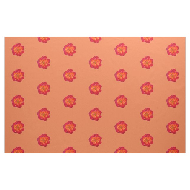 Red Orange Ro Fabric Tyg (Fat Quarter)