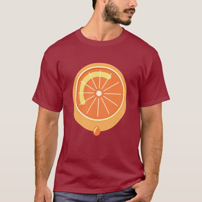 Red orange shirt t (Framsida)