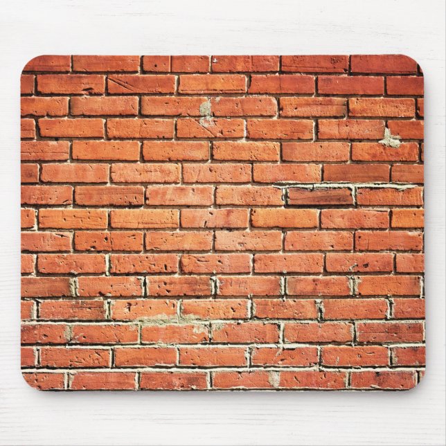 Red Orange Small Brick Wall Musmatta (Framsidan)