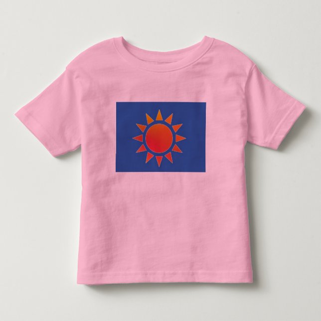 Red Orange Sol Shirt Tee (Framsida)