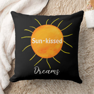 Red Orange Sunset Sol Kissed Dreams Kudde