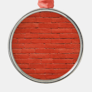 Red Orange Wall Julgransprydnad Metall