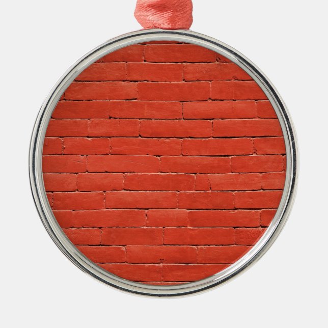 Red Orange Wall Julgransprydnad Metall (Framsidan)