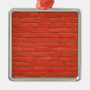 Red Orange Wall Julgransprydnad Metall