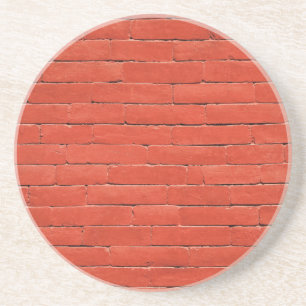 Red Orange Wall Underlägg Sandsten