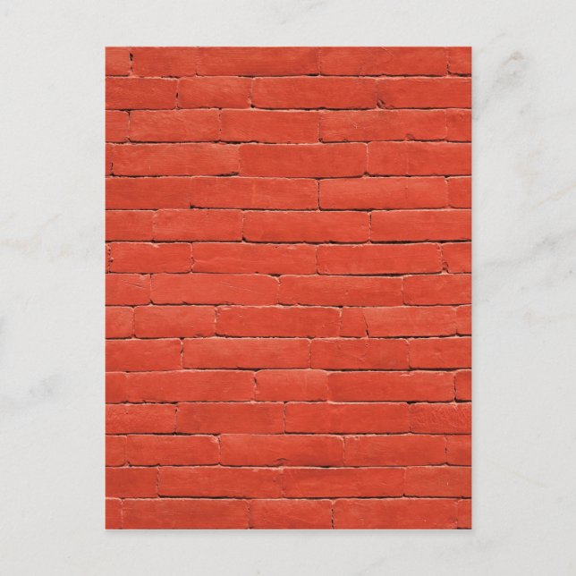 Red Orange Wall Vykort (Framsida)