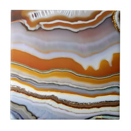 Red Orange White Black Blue Guld Agate Geode Kakelplatta