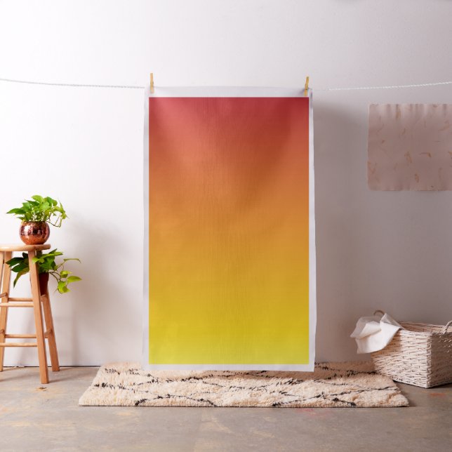 Red Orange Yellow Gradient Fabric Tyg (In Situ)