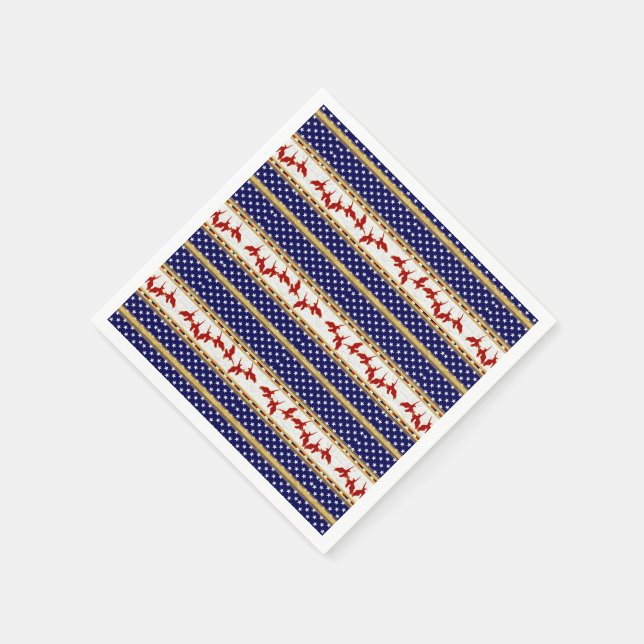 Red Örn America Pappersservett (Hörn)