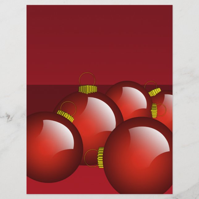 Red Ornaments Flyer (Framsidan)