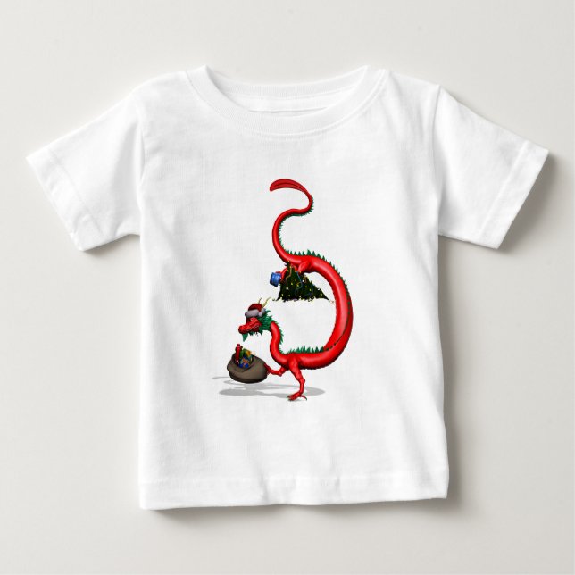 Red Östra Dragon T Shirt (Framsida)