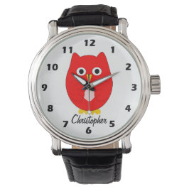 Red Owl Design Personalised Armbandsur