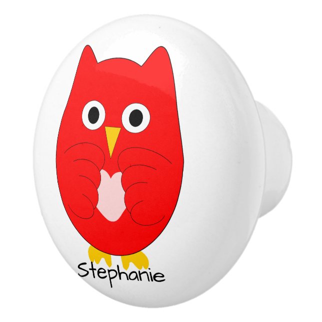 Red Owl Design Personlig Knopp (Höger)