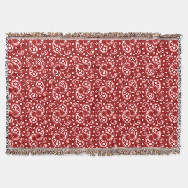 Red Paisley Filt (Framsidan)