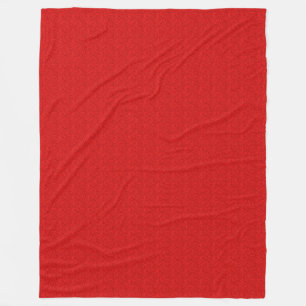 Red Paisley Fleecefilt