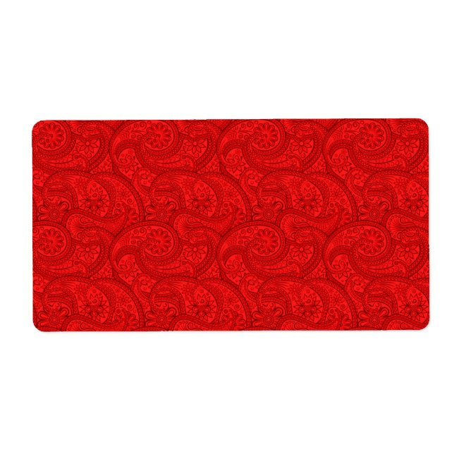 Red Paisley Fraktsedel (Framsidan)