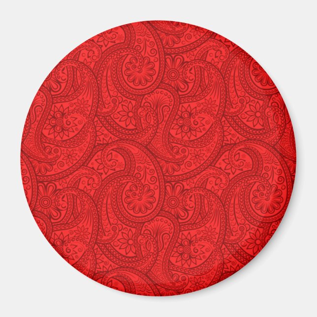 Red Paisley Magnet (Framsidan)