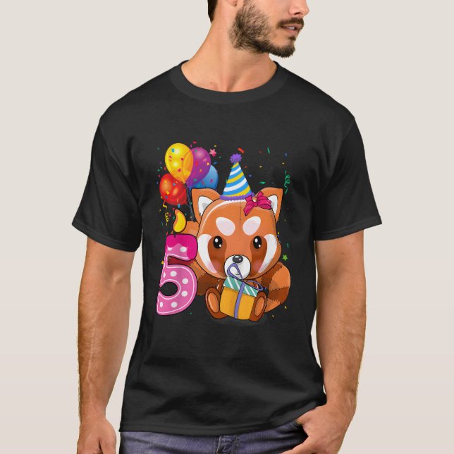 Red Panda 5Th I M 5 Py T Shirt (Framsida)