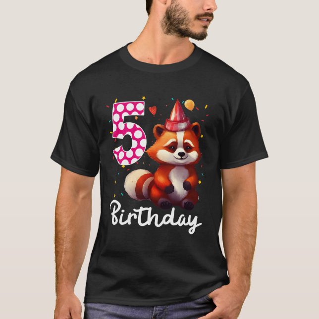 Red Panda 5Th I M 5 T Shirt (Framsida)