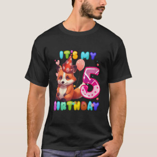 Red Panda 5Th I'M 5 T Shirt