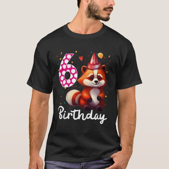 Red Panda 6e I M 6 T Shirt (Framsida)
