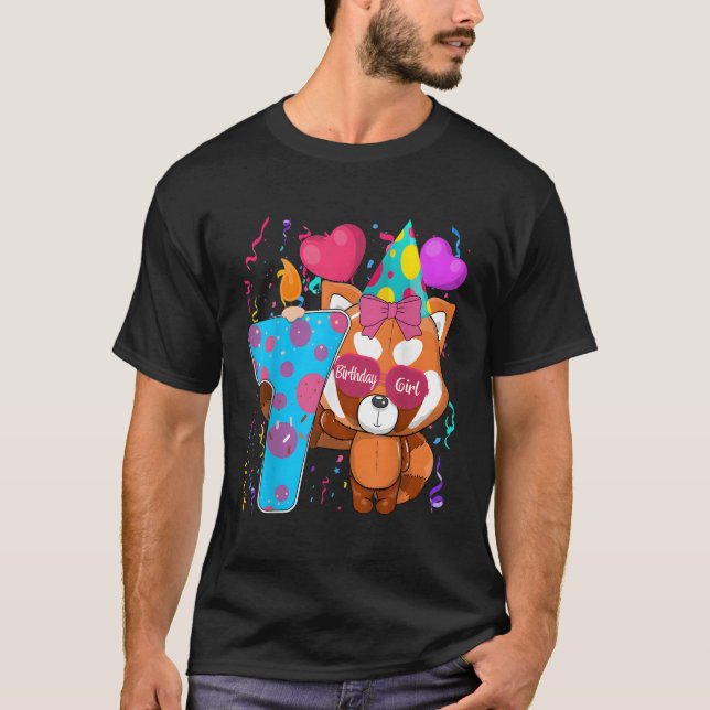 Red Panda 7:e I M 7 Py T Shirt (Framsida)