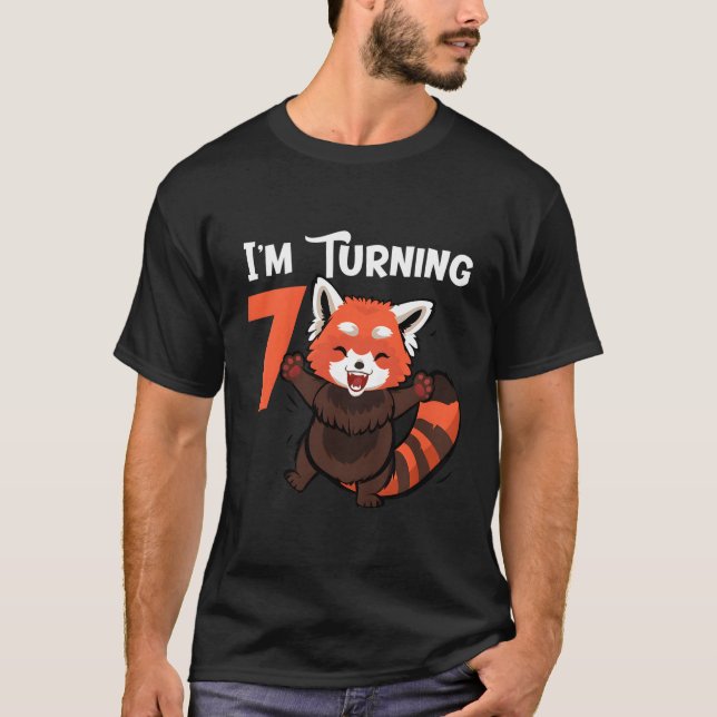 Red Panda 7.. Jag ska vända 7 T Shirt (Framsida)