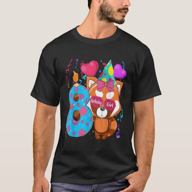 Red Panda 8th I M 8 PY T Shirt (Framsida)