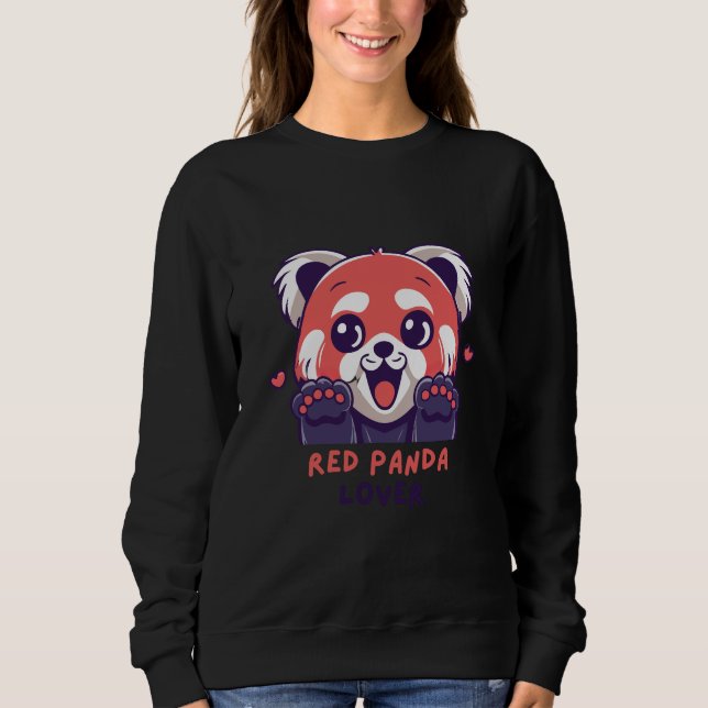 Red Panda Älskare T Shirt (Framsida)