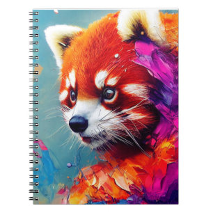 Red Panda Animal Discovery Äventyr Natature Anteckningsbok