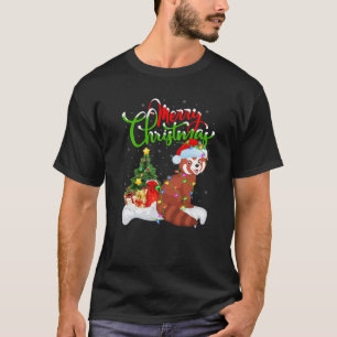Red Panda Animal Lover Julafton Lighting Red Panda T Shirt