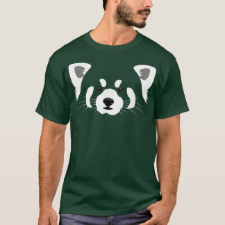 Red Panda Ansikte T Shirt