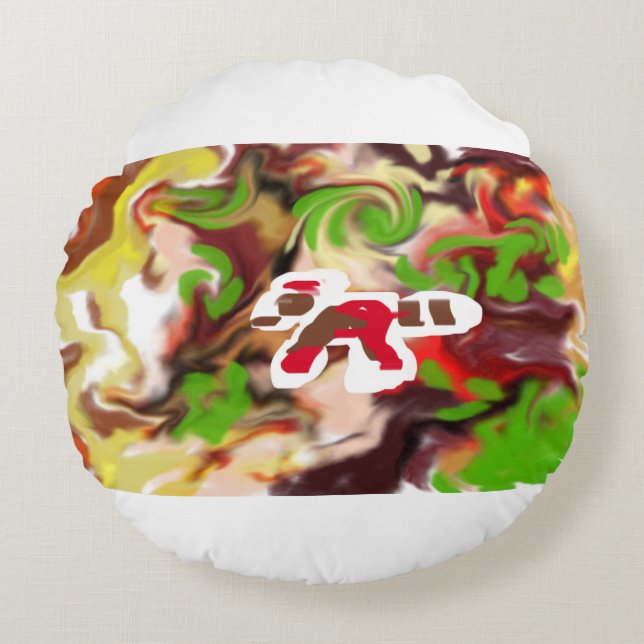 Red Panda  are cool  Rund Kudde (Framsidan)