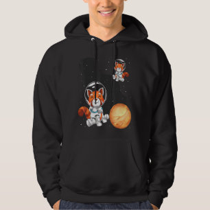 Red Panda Astronaut, kinesiskt djurutrymme Hoodie