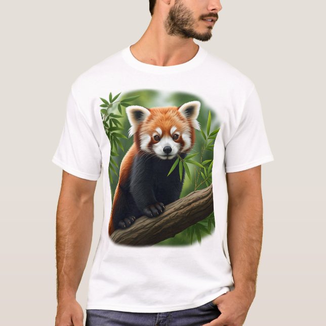 Red Panda Äventyr T Shirt (Framsida)