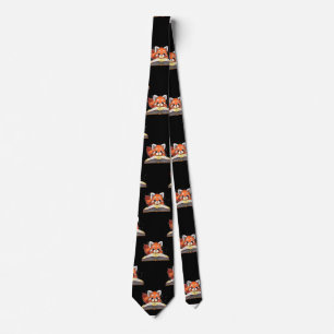 Red Panda Bok Älskare Slips